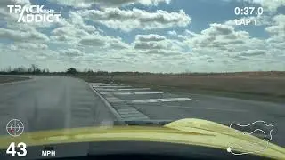One lap at MSR race track in Angleton Texas