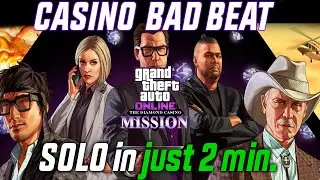 Casino Bad Beat Easy Solo Guide in just 2 min  GTA 5