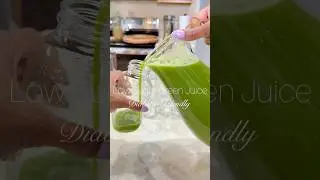 Low Sugar Summer Green Batch Juice! #namaj2