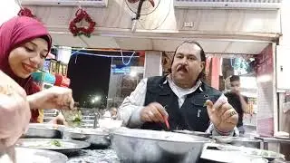 احلى اكل كوارع ومشكل وكبد وقلوب فى حبايب السيدة بالسيدة زينب
