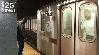 Scared R142a 4 train￼ Arriving 125th St. ￼