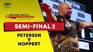 Petersen v Noppert | Semi Final | 2020 German Darts Championship
