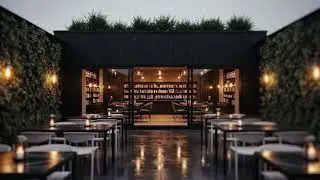  🔔1 Hour Timer for Study, Nap & Sleep with Alarm 🌧️ Cozy Quiet Rainy Caf&eacute;