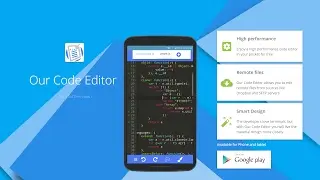 Our Code Editor 2017 | Code and Text editor for Android