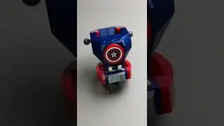 LEGO Avengers Captain America Mech Armor Body Stop Motion Build #shorts #lego #toys