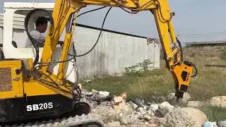 Mini excavator hydraulic hammer rock breaking with cheap price