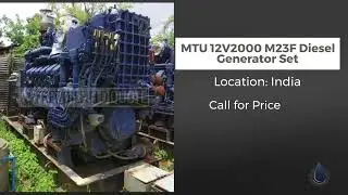 MTU 12V2000 M23F Diesel Generator Set | India