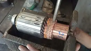 How to replace damaged armature commutator#replace