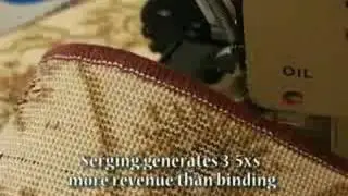 NCPS PORTABLE CARPET SERGER (Will Serge Any Weight Carpet)
