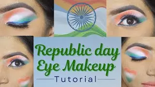 Trending Republic Day Eye Makeup || Tutorial || Step By Step || By Savi Singh✨️😍