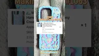 🌊✨ Mermaid&rsquo;s Dream Phone Case | Handmade Ocean Fantasy Cream Design #asmr #decoden #phonecase