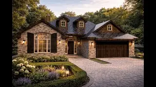 Cozy Meets Spacious! 💚14.8&times;13.3m Cottage House Design | 3 Bedrooms + Garage