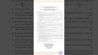DU MSc Mathematics|NCWEB|Algebraic Number Theory PYP 2021| #exam #du #dumsc #pyqs #pyp #msc #mscmath