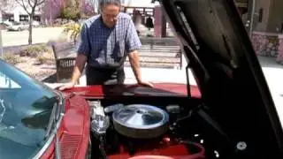 Gino starts 1966 Corvette 427 - after 15 years!