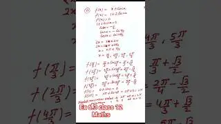 Ex 6.3 Part 2 class 12 Maths #maths #boardexam2025 #shorts #viral #class12maths #education #cbse