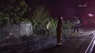 SDFD Stop Small Brush Fire 8/10/2019