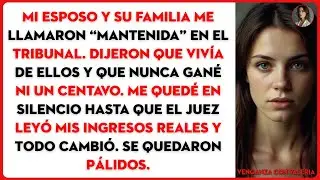 Mi esposo y su familia me llamaron “mantenida” en el tribunal. Dijeron que vivía de ellos y que...