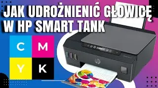 Zawansowana wypłukiwanie udrażnianie czyszczenie głowicy w drukarce HP Smart Tank 515, 580, 500