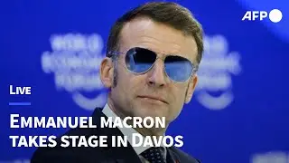 🔴 LIVE: French President Macron speaks at World Economic Forum | AFP