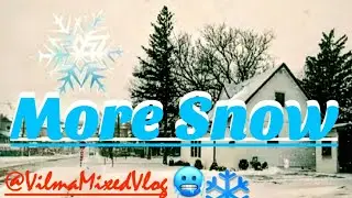 Snow Squalls and Cold #vilmastravels @VilmasTravels