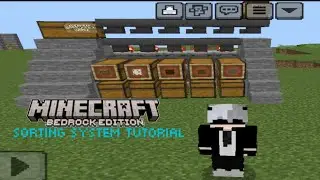 TUTORIAL SORTING System   Easy design           minecraft tutorial Indonesia