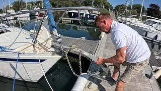 25-25 Anchoring at Itchenor, testing Starlink standby-mode, fixing my handrail, and more diesel bug