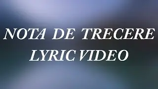 Giada feat. Cezar Stratan - Nota de trecere (Lyric Video)