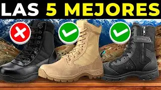 😮 Las 5 Mejores BOTAS MILITARES ECON&Oacute;MICAS 2025 | Botas T&aacute;cticas Baratas