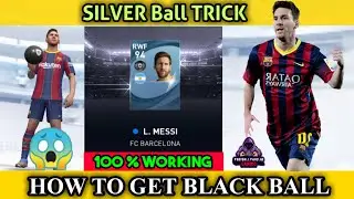 Black Ball Trick In Silver ball Pack Pes 2021 Mobile || How To Get Messi in pes 2021 mobile