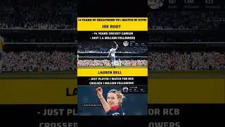 🔥 14 Years of Greatness vs 1 Match of Hype!Joe Root vs Lauren Bell &mdash; Social Media Reality Check 😲📱