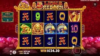 5 Lions Reborn Bonus Chanced com  Social Casino