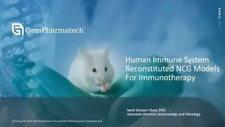 [Webinar] Immunodeficient Mouse Models for Cancer & Immunotherapy Research: NCG Mice (20220426 2nd)