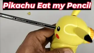 Automatic sharpner Pikachu | This Pikachu eat my Pencil |  #pokemon