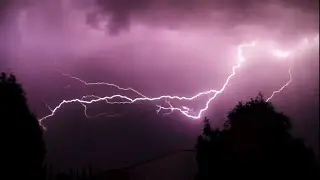Intense Lightning Storm | 1 hour of Intense Lightning Flashes & Thunderous Soundscapes