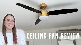 🥵 Gold and Black Ceiling Fan with Light for a Modern Appeal - Amazon Finds 🌟💨🏠💫
