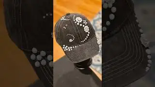 #pearl #blingedout #ballcap #flowers #hat #diy