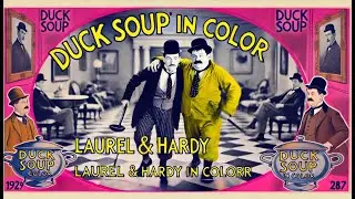 Laurel & Hardy: Duck Soup (1927) &ndash; Comedy Legends in Color!
