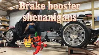 Hot Rod Power Tour 2023: Squarebody dually falls off jackstands when brakes fail😳