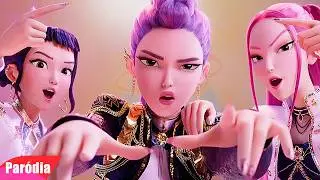 GUERREIRAS DO K-POP DA ZUEIRA: HUNTRIX vs SAJA BOYS | PAR&Oacute;DIA