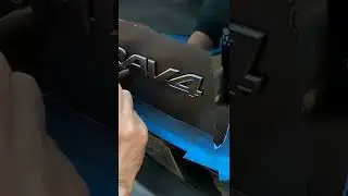 Painting Car Emblems using Plasti dip