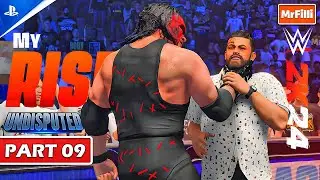 WWE 2K24 - MyRise UNDISPUTED | Kane Interference | Part 09 | PS5 [4K HDR 60FPS] No Commentary