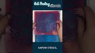 How to Use Digital Stencils in Gel Printing