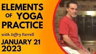 Elements of Yoga Practice // 01-21-2023 // Group Yoga Session with Jeffry Farrell