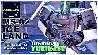 Moon Studio MS-02 Ice Land Yukikaze Trainbot Masterpiece Transformers G1 Combiner Raiden