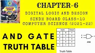 AND Gate Circuit | Truth Table | chapter 6 | sindh board | 10 class | 2021-22