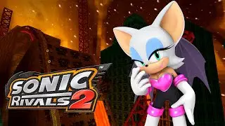 Sonic Rivals 2 - Chaotic Inferno Zone Act 3 (Rouge) - 4K HD 60Fps