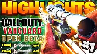 FIRST TIME Sniping On VANGUARD OPEN BETA
