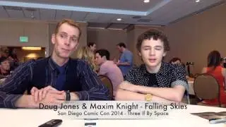 Comic Con 2014 Falling Skies Interview - Doug Jones & Maxim Knight Part 4