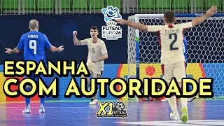 UEFA Futsal Euro 2026 | Espanha 4x0 Itália | Quartas de final