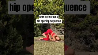 A core strengthening and hip warm-up sequence